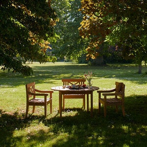 Drachmann table 126 cm teak