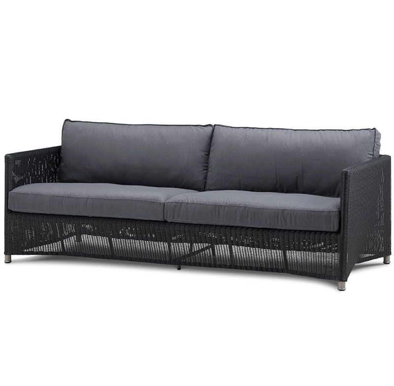 Produktfoto för Cane-Line, Rest Solsäng Single Inkl. Grey Natté Dynset