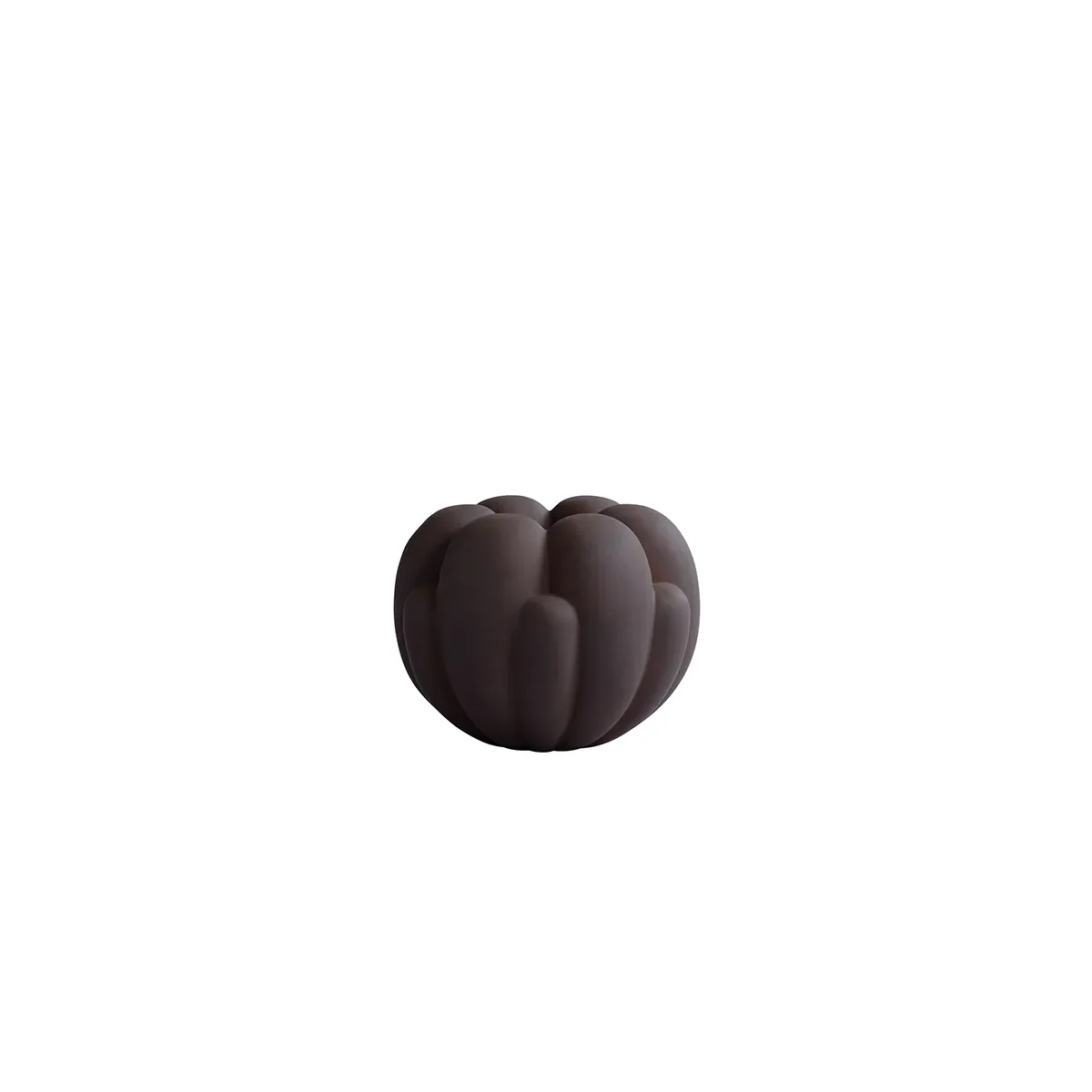 101 Copenhagen, Handgjord vas Bloom Petit Chocolate Brown H18 cm