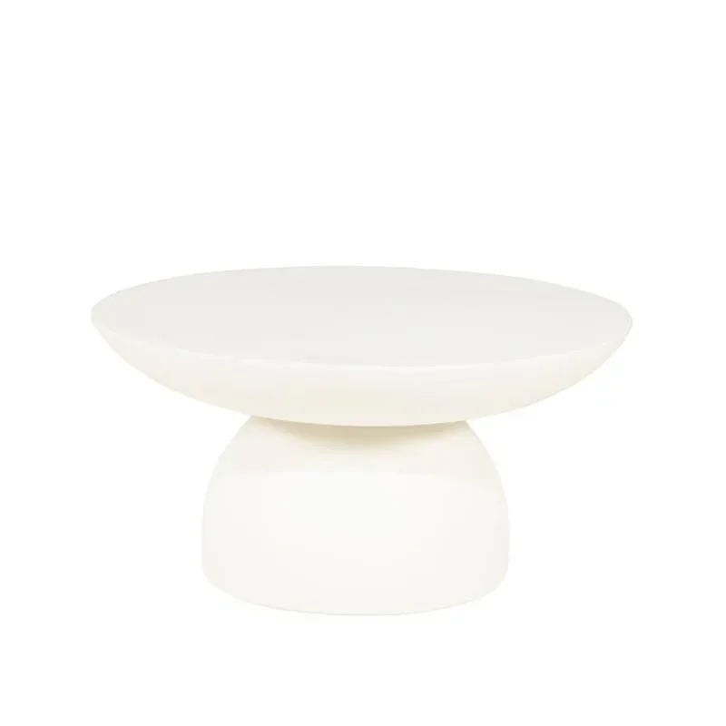 Canto small soffbord 70x70x36 cm järn beige