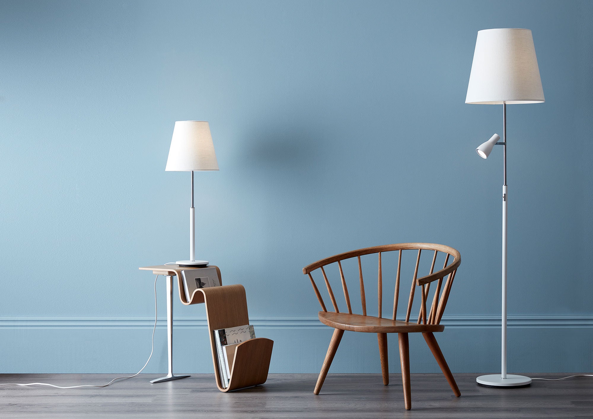 Costello Golvlampa Mattsvart E27+Mr16 Inkl Ljuskälla Exkl Textilskärm