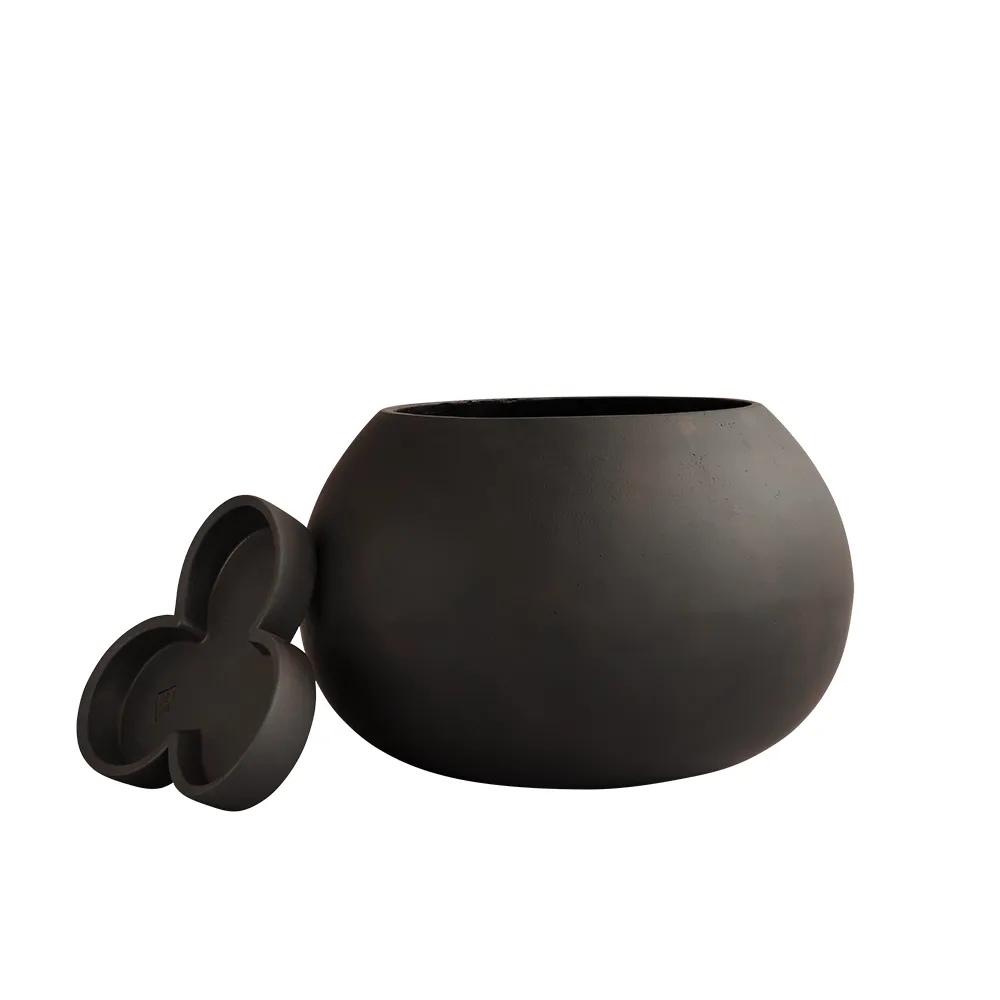 Urchin kruka Medio - Coffee