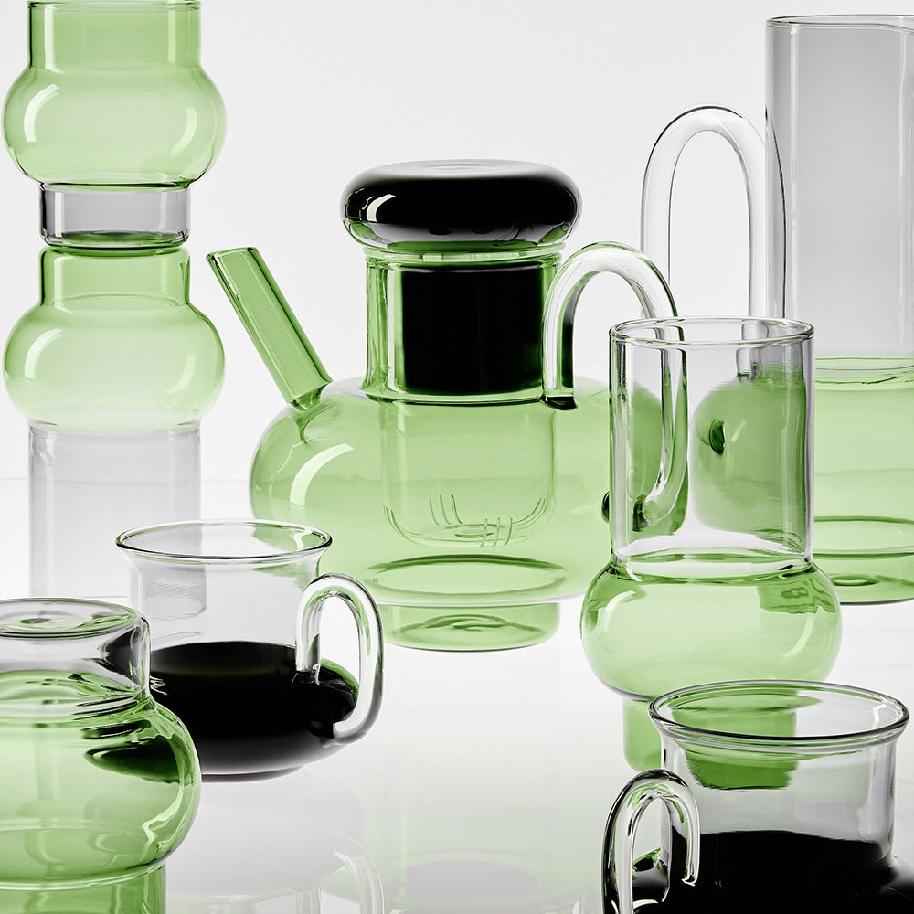 Bump Drickglas Höga Gröna 2-pack