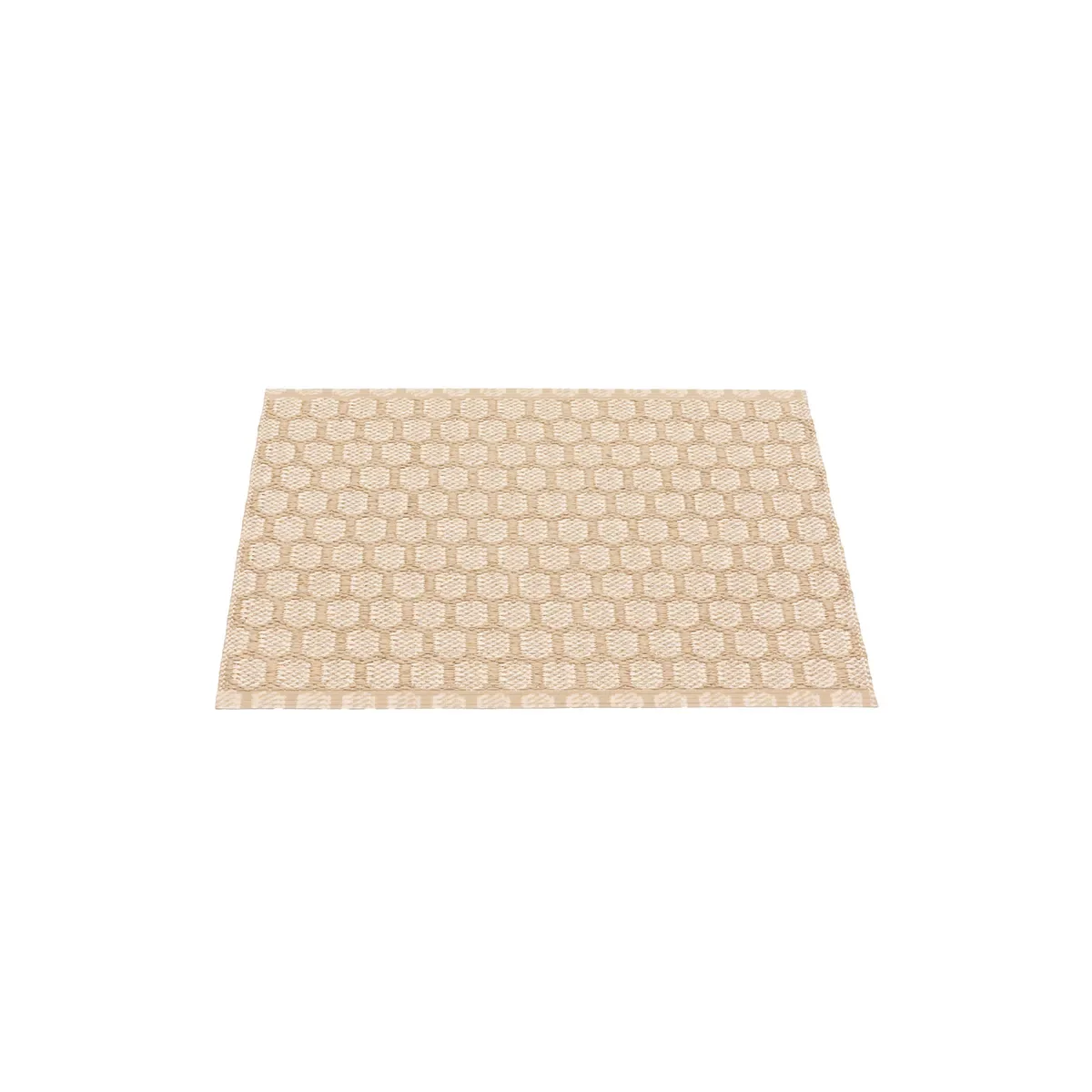Pappelina, Vändbar Plastmatta MIMI Beige/Vanilla 70x50 cm