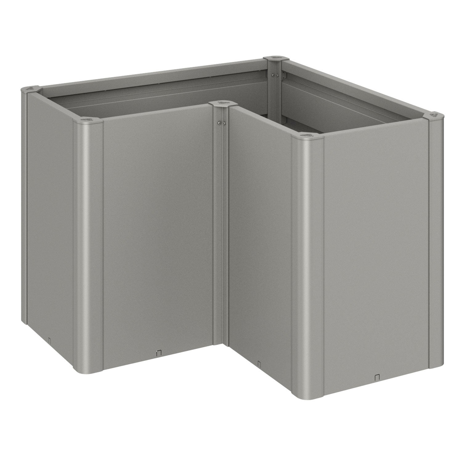 Belvedere planteringsbädd maxi storlek l100 metallic kvarts-grå