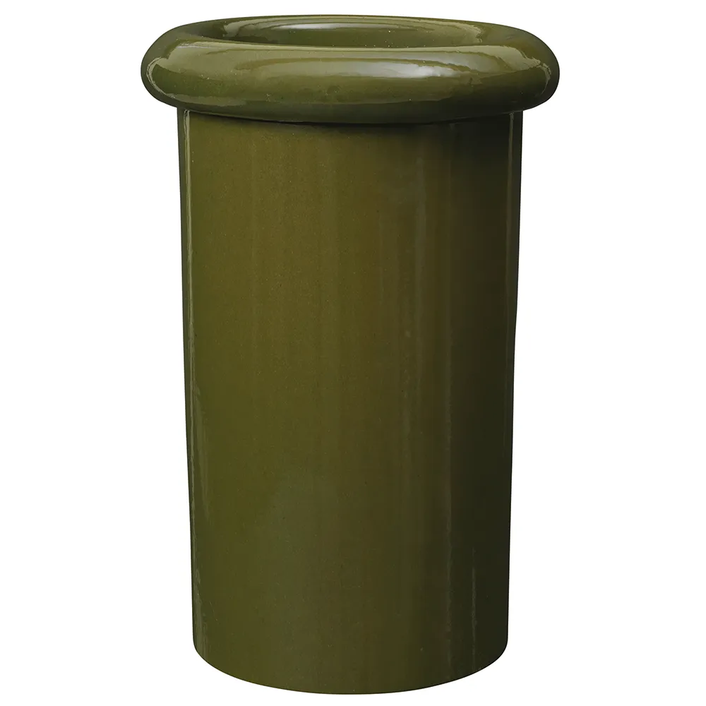 Produktfoto för Ferm Living - Rollo Pot - Blomkruka - H46 - Moss Green - W31 x D31 x H46 cm