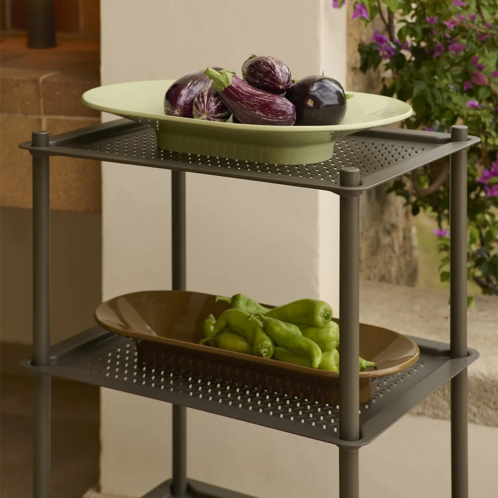 Flow Serveringsvagn 3 våningarTaupe 