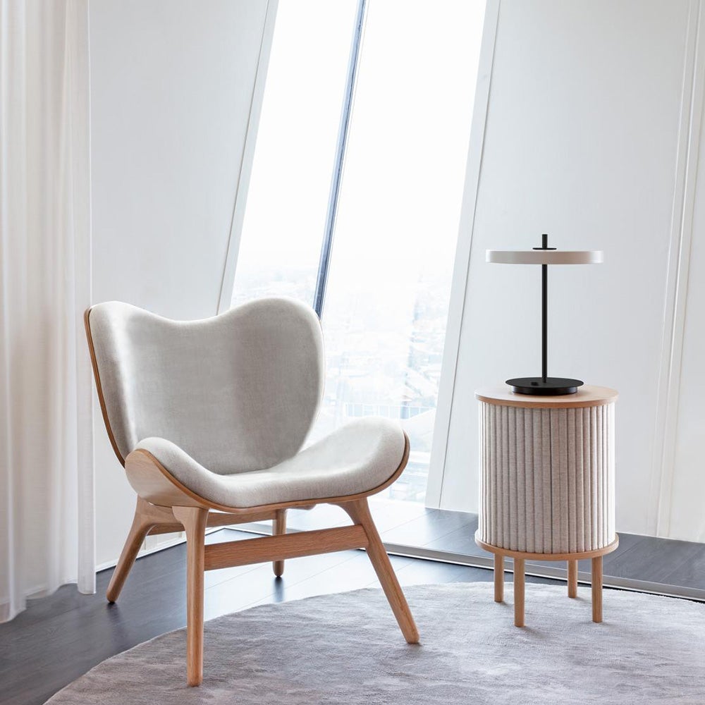 Audacious Sidobord Ek/White Sands