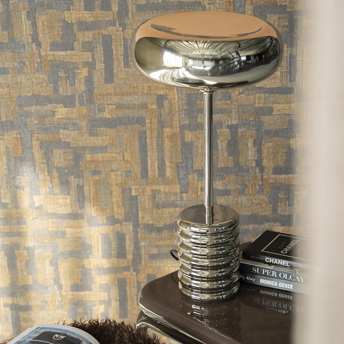 Bordslampa Chromeo Chrome H46 cm
