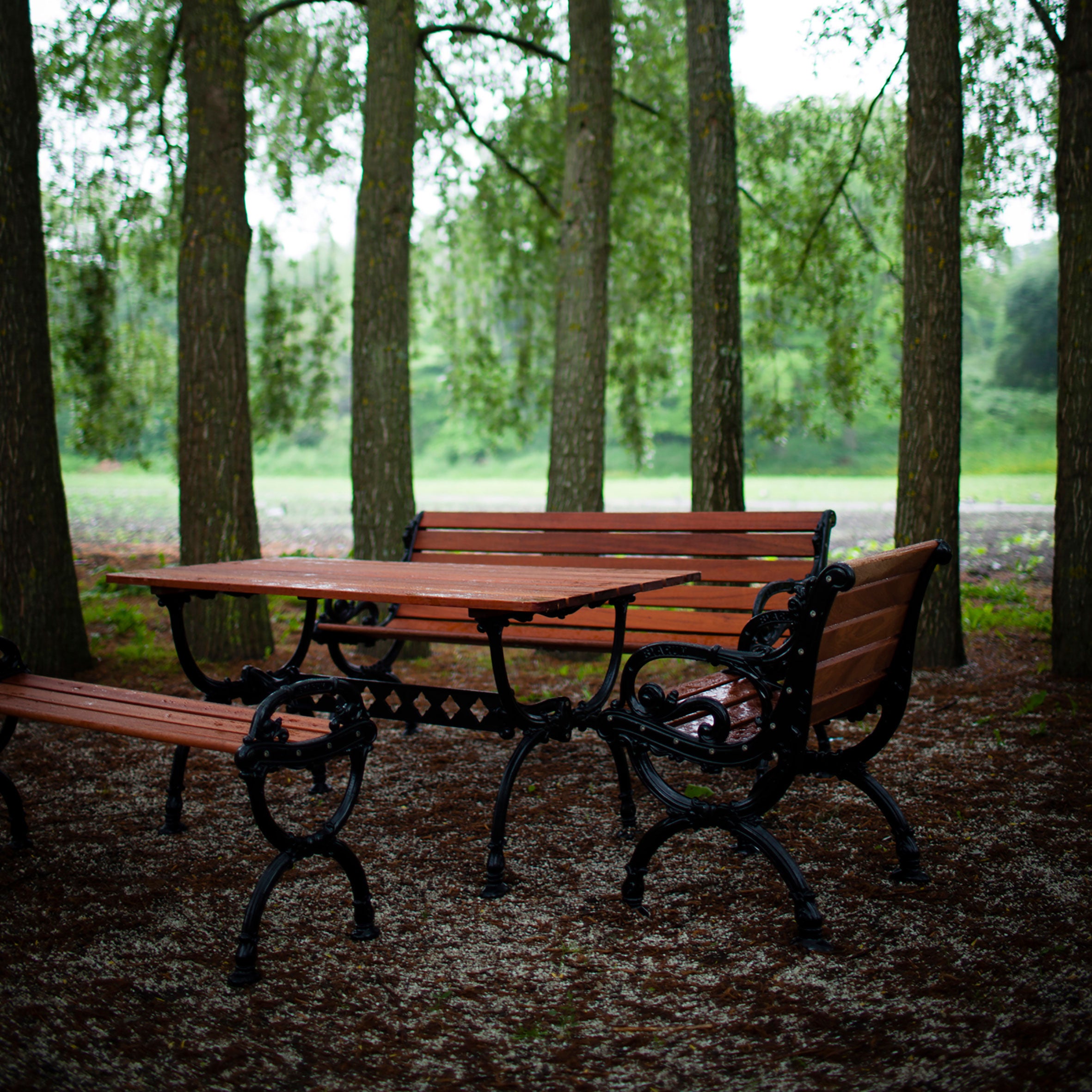 Soffa Byarum / 185cm / g:grön / v:brunlas. fur Byarums Bruk