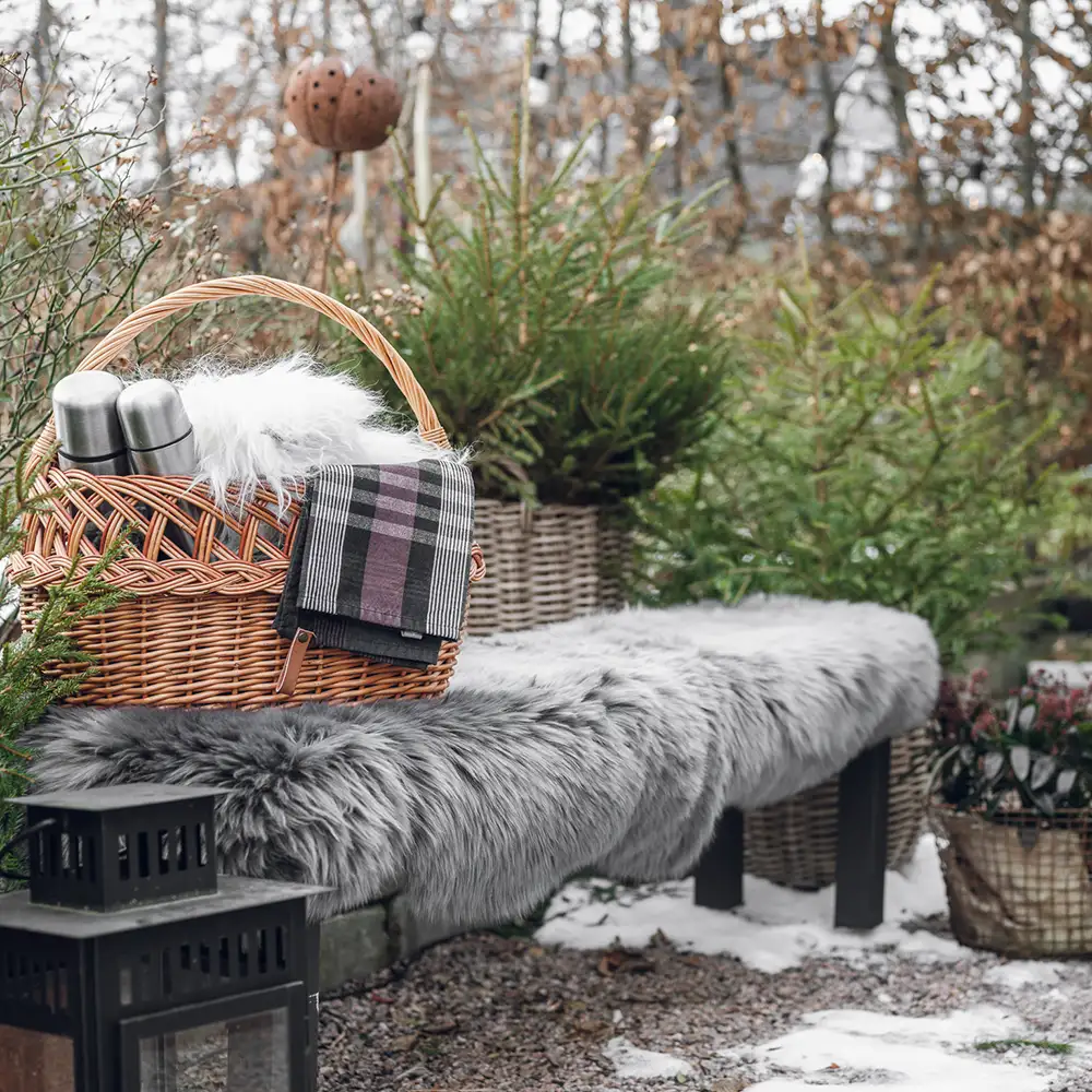 Gently fårskinn 60x180cm Light Grey