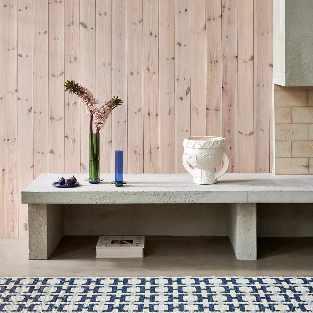 Tom matta Ocean Blue/Cream/Blue Fog 70 x 300 cm