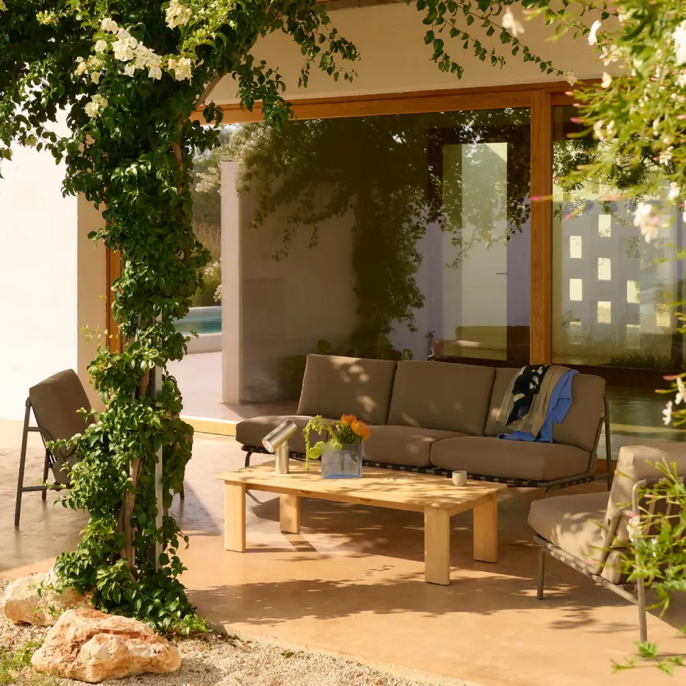 Loungefåtölj Settle Ribbed Weave 5/Taupe