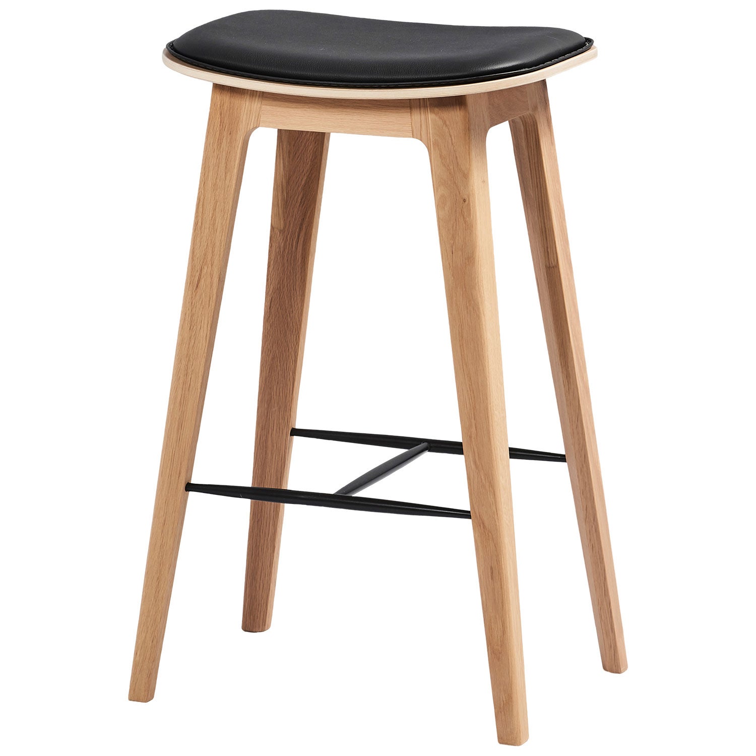 Sackit, Nordic barstol inklusive sömnad hög ultra svart ek