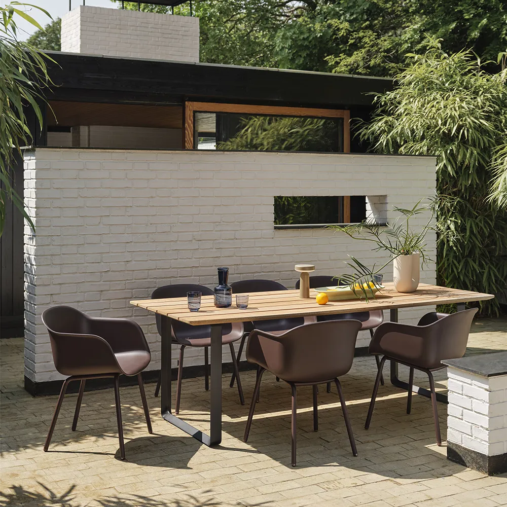 Fiber Outdoor Karmstol Anthracite Black 