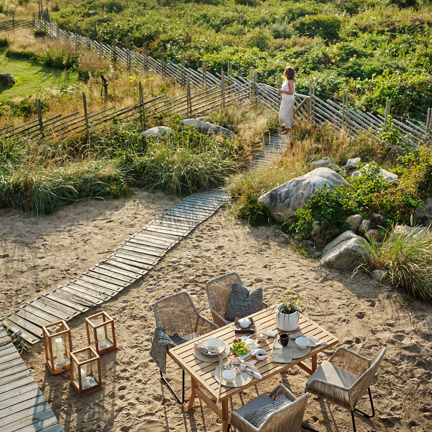 Kornell matbord 90x150 cm natur teak 