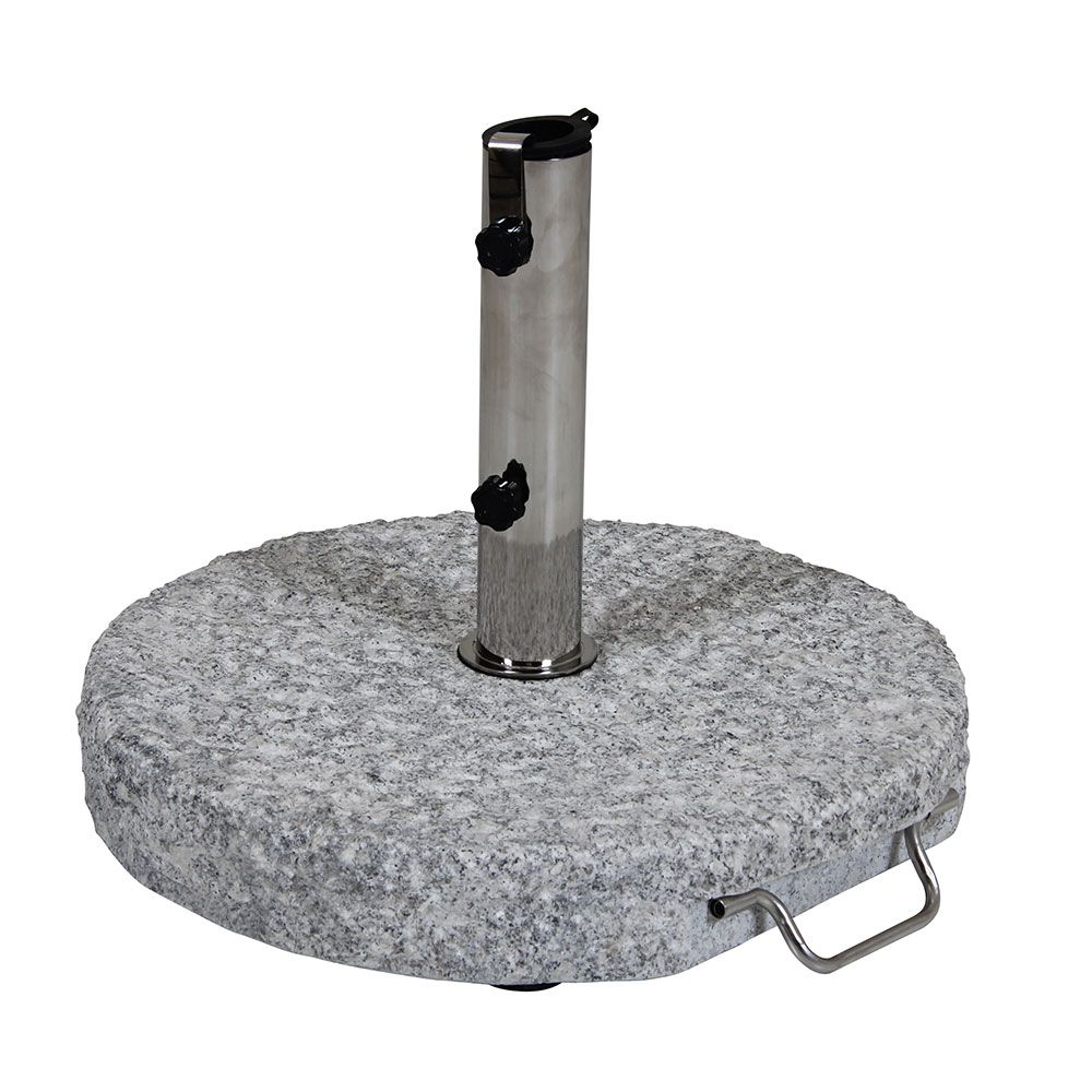 Grosseto parasollfot 40 kg ljus granit 