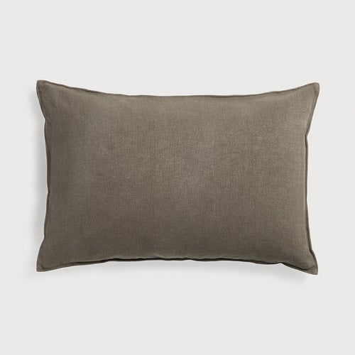 Lin Kuddfodral Grey 60x40 cm