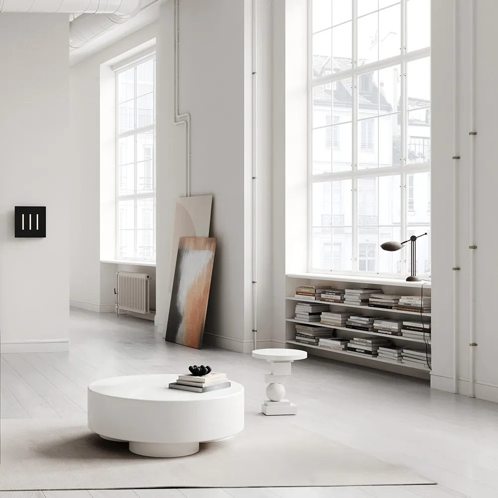 Big Foot Soffbord Stort    - Bone White