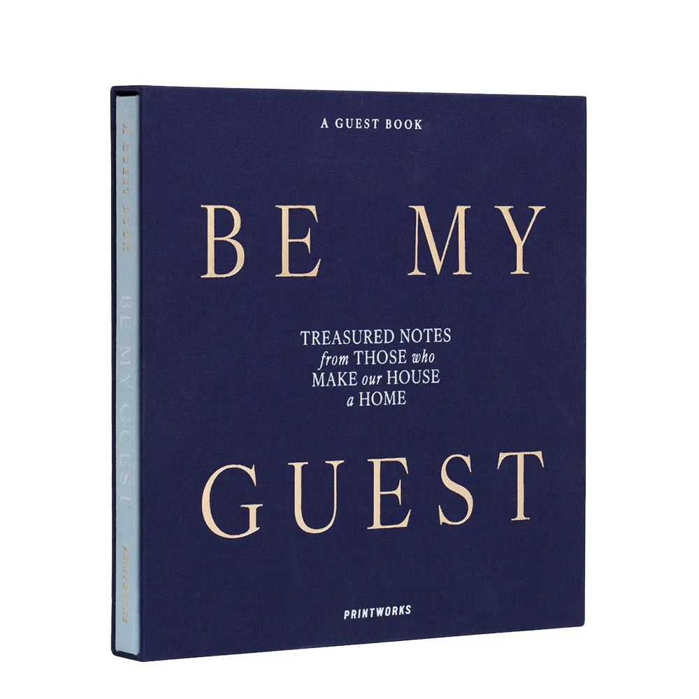 Gästbok Blue Be My Guest