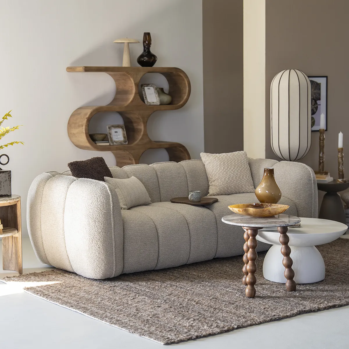 Soffa Cubetto (2,5-sits) Taupe