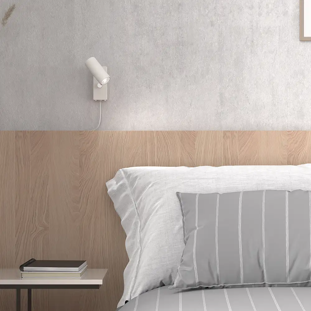 Cato Vägglampa Mattvit Enkel Mr11 Inkl Ljuskälla