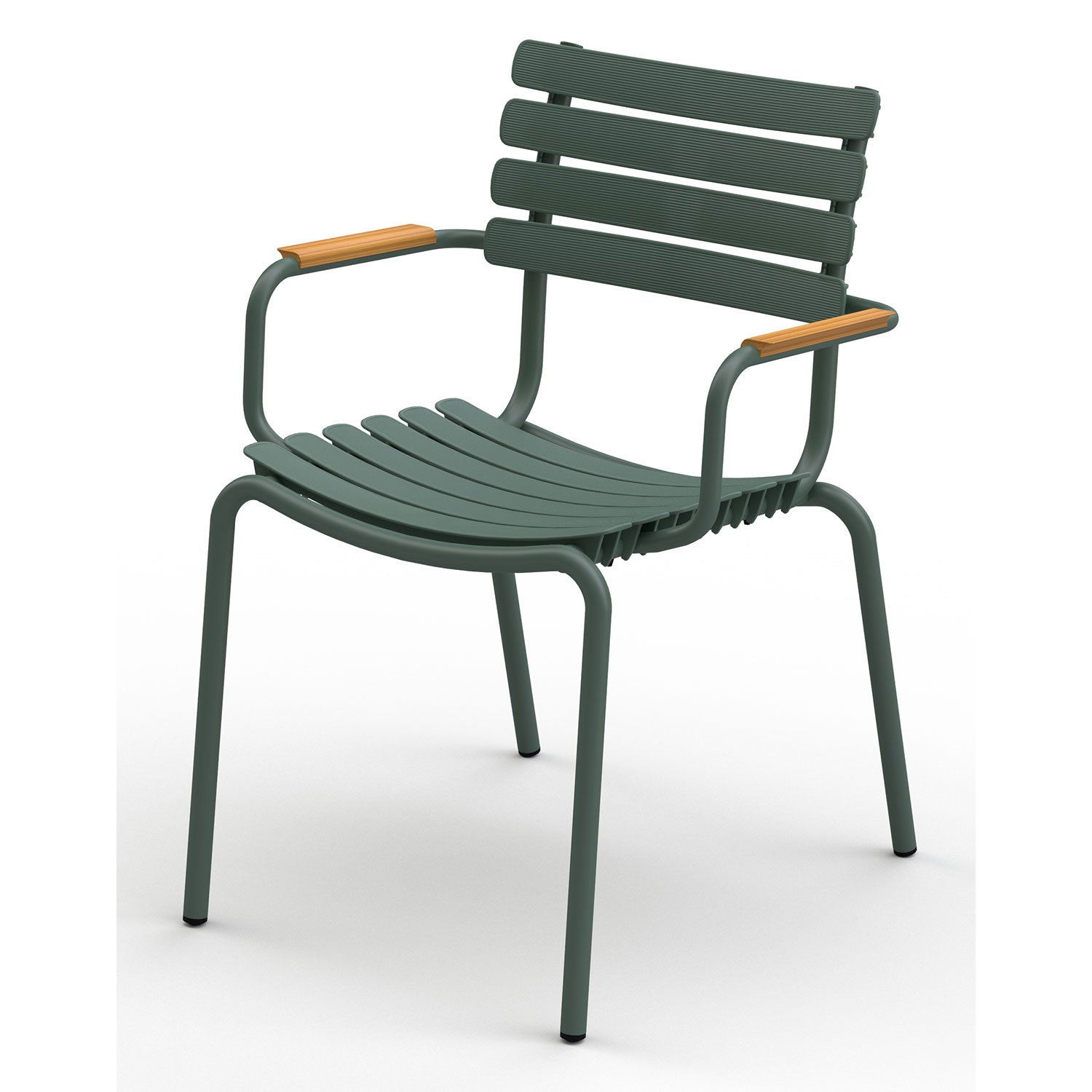 ReCLIPS matstol Grön/Grön Aluminium-Bamboo 