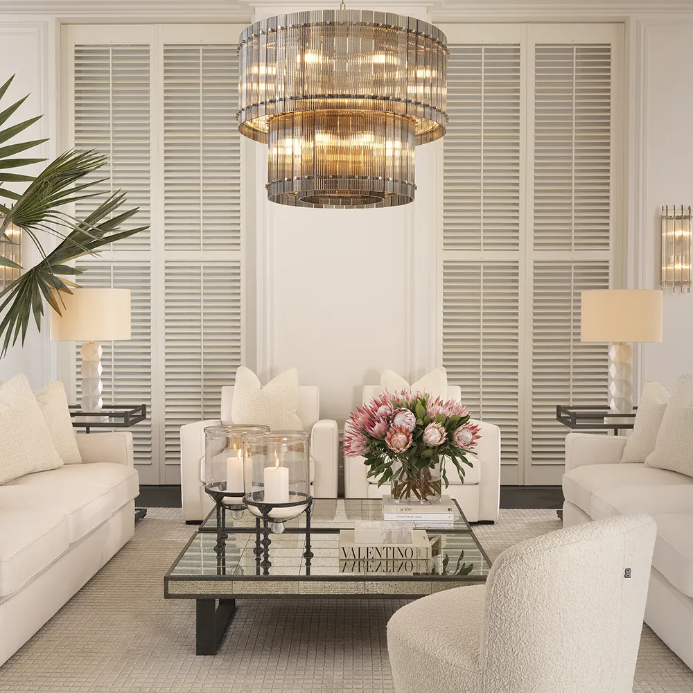 Fåtölj Doria Bouclé Cream