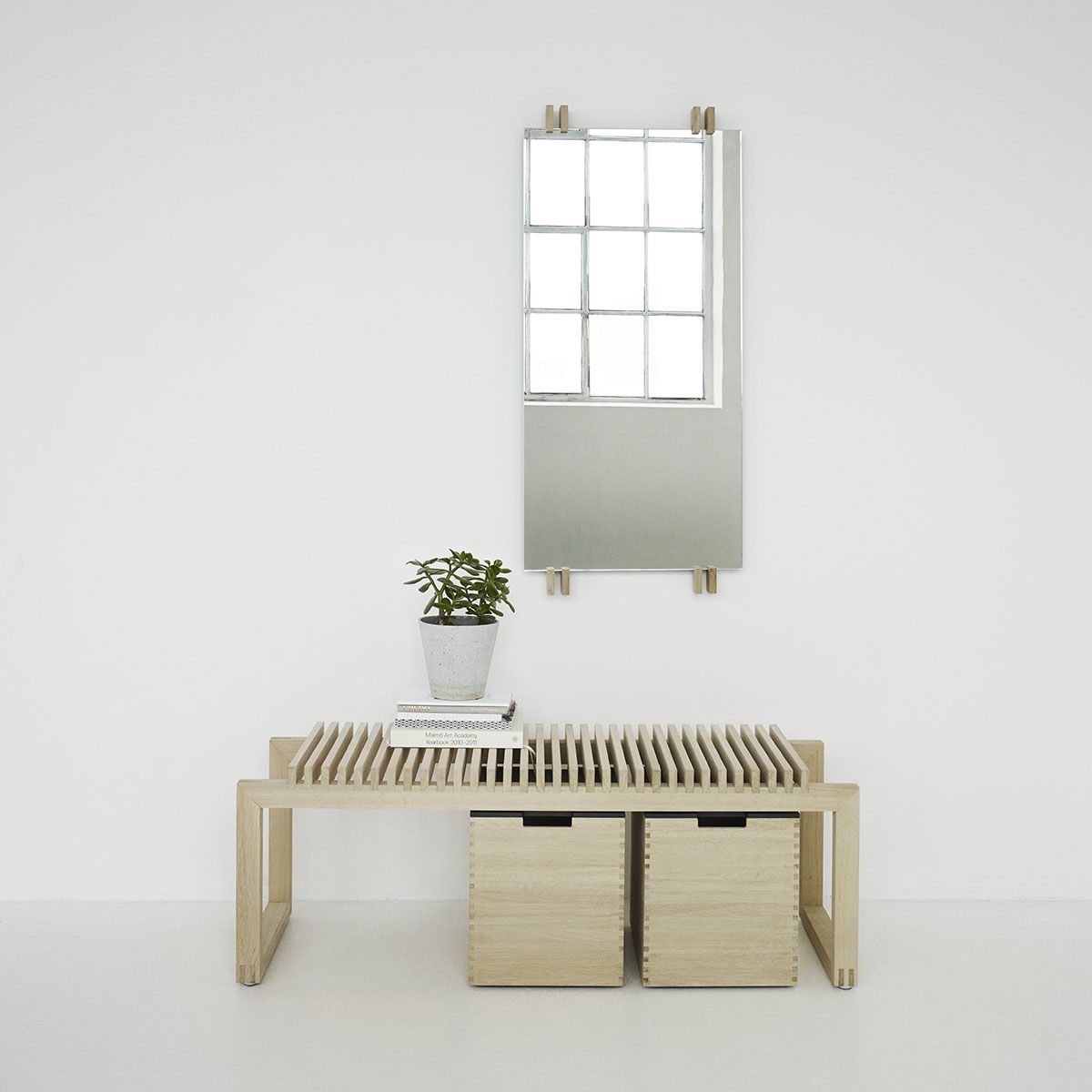 Cutter låda låg Teak