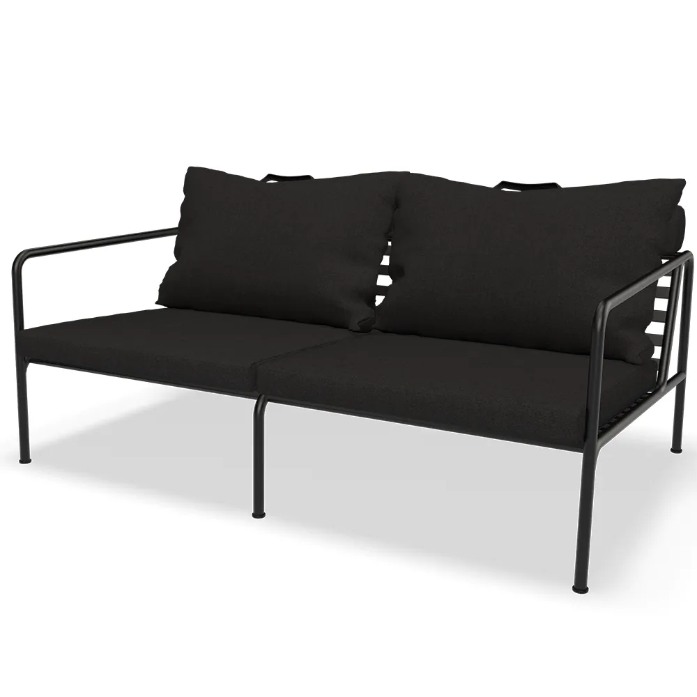 Houe Avon 2-sits soffa Charcoal/Black