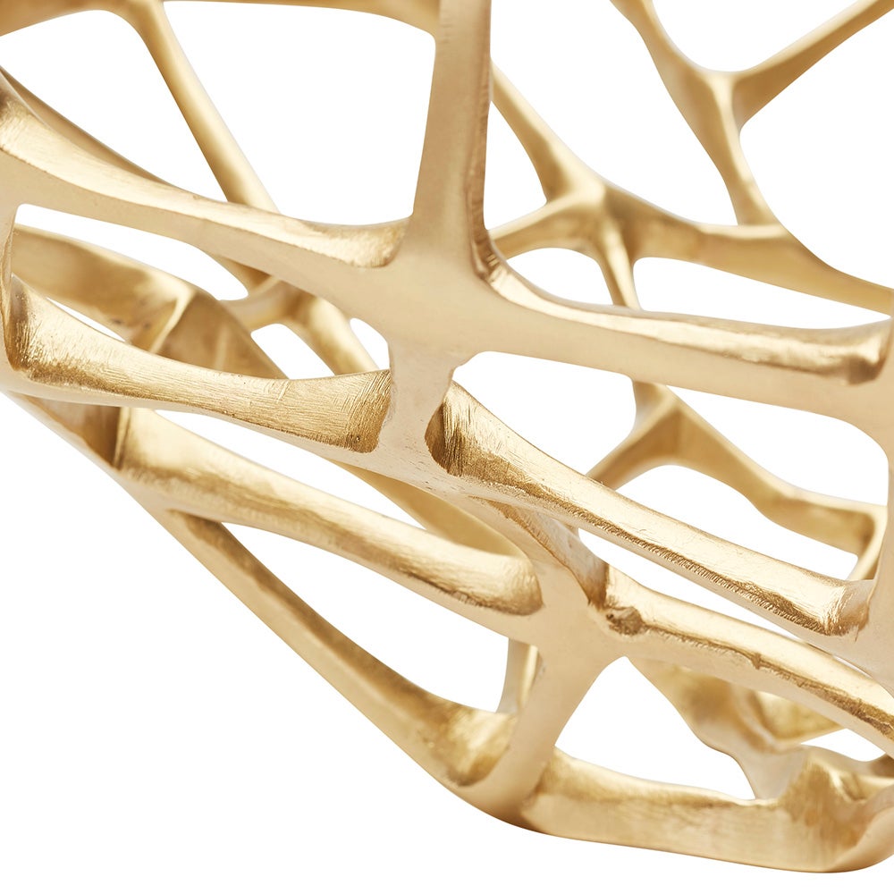 Bone Skål Extra Stor Mässing