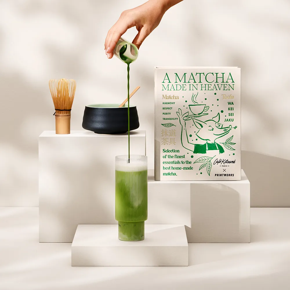 Matcha set - Cafe Kitsuné x Printworks