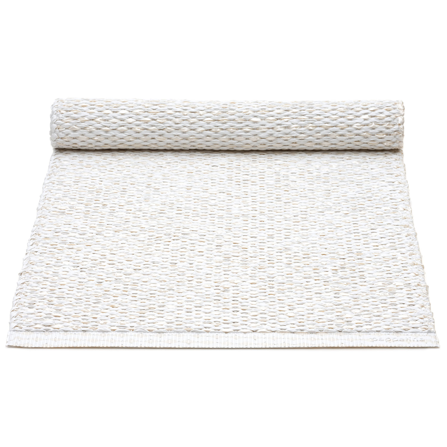 Pappelina Table runner 36×80 cm matta svea white metallic