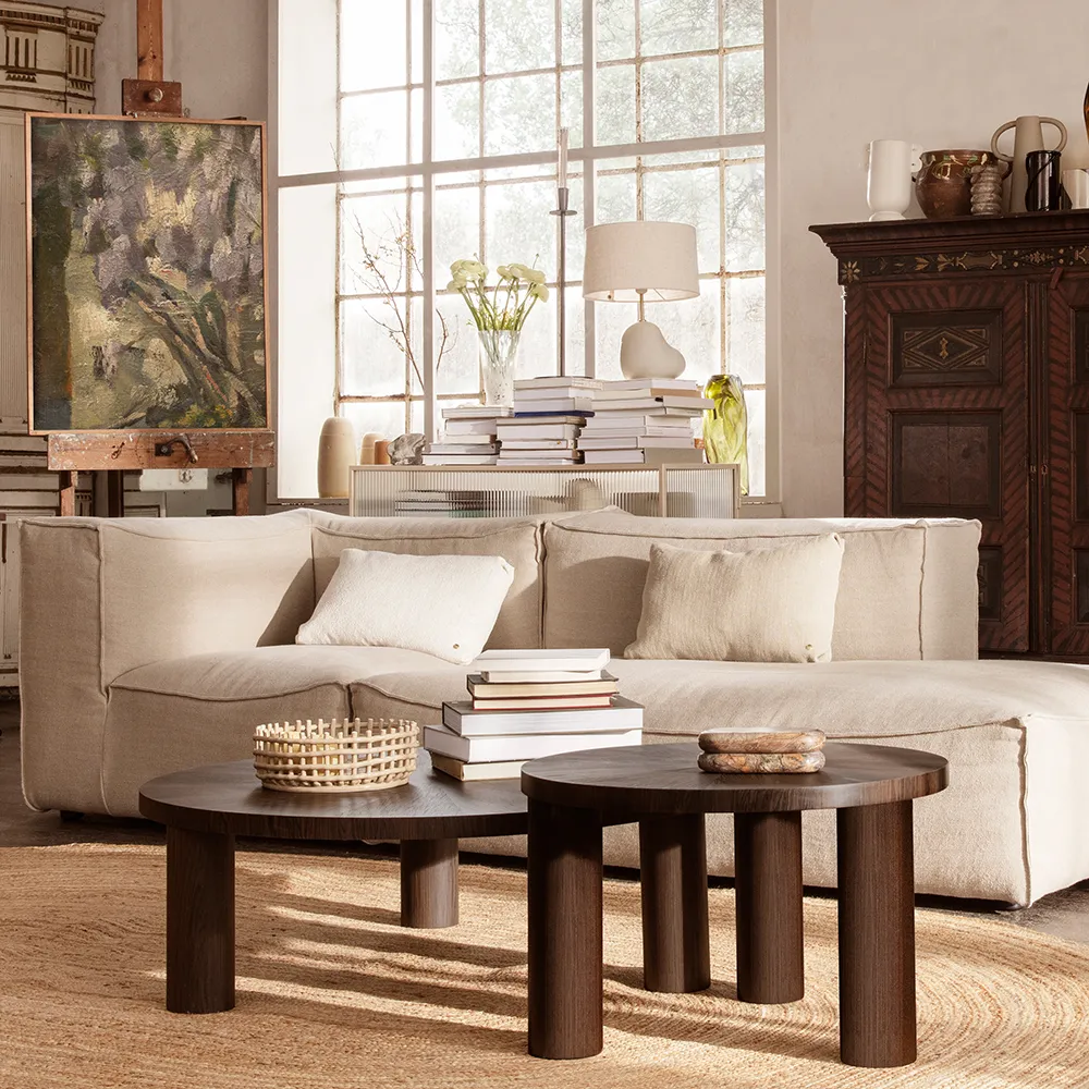 Post Soffbord Ø100 cm - Star