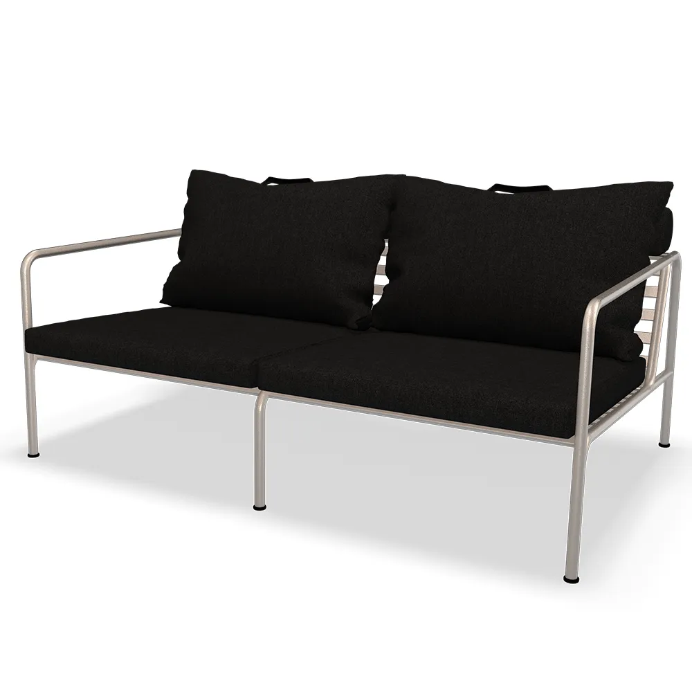 Houe Avon 2-sits soffa Dark Grey/White