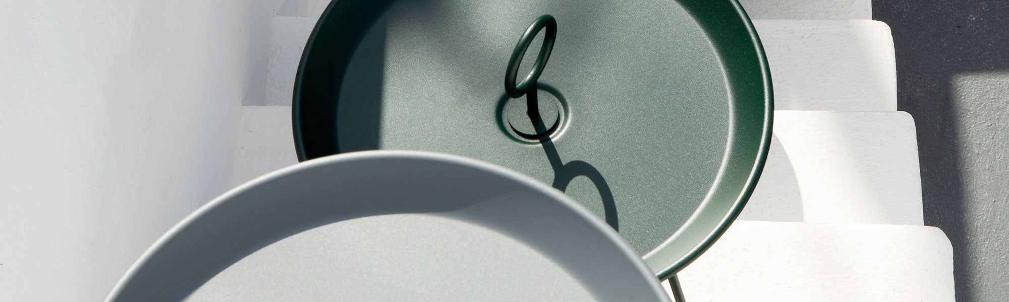 Eyelet sidobord 45 cm Midnight blue 