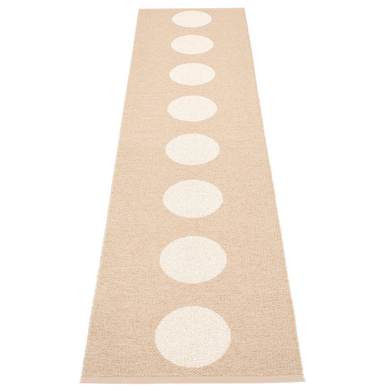 pappelina, vera matta 70x300 cm beige / vanilla