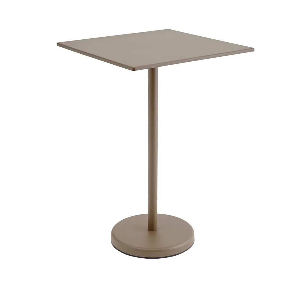 Muuto, Linear Steel Barbord 70x70 cm Taupe