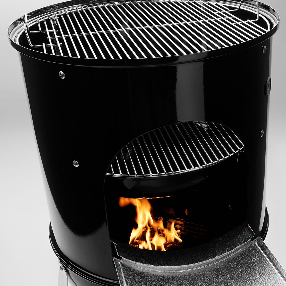 Smokey mountain cooker 47 cm svart gjutjärn 