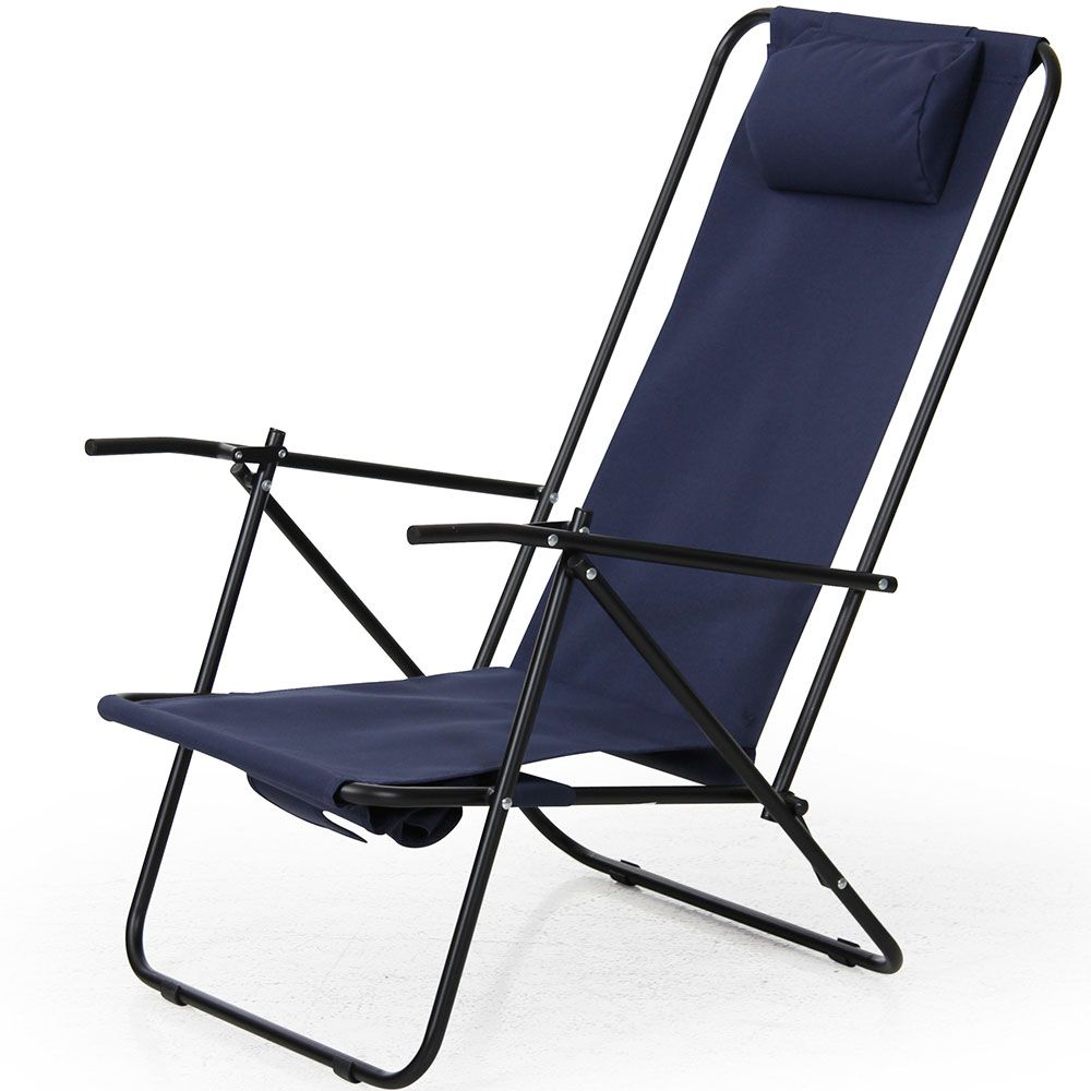 Colorado strandstol svart/blå 