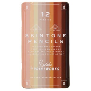 12 färgpennor - Skin tone
