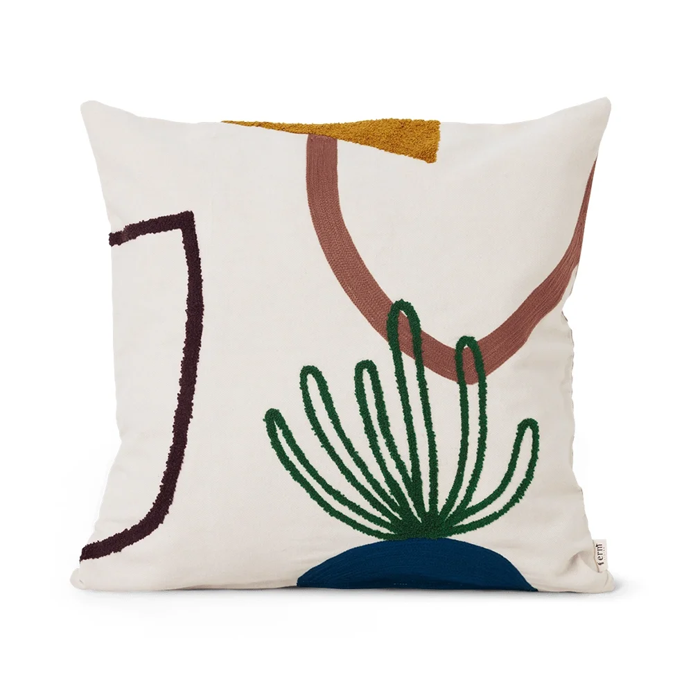 Produktfoto för Ferm Living - Mirage Cushion - Kudde - Island - W: 50 x H: 50 x D: cm