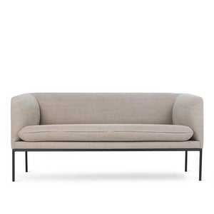 Soffa 2-Sits Turn Cotton Linen Natural
