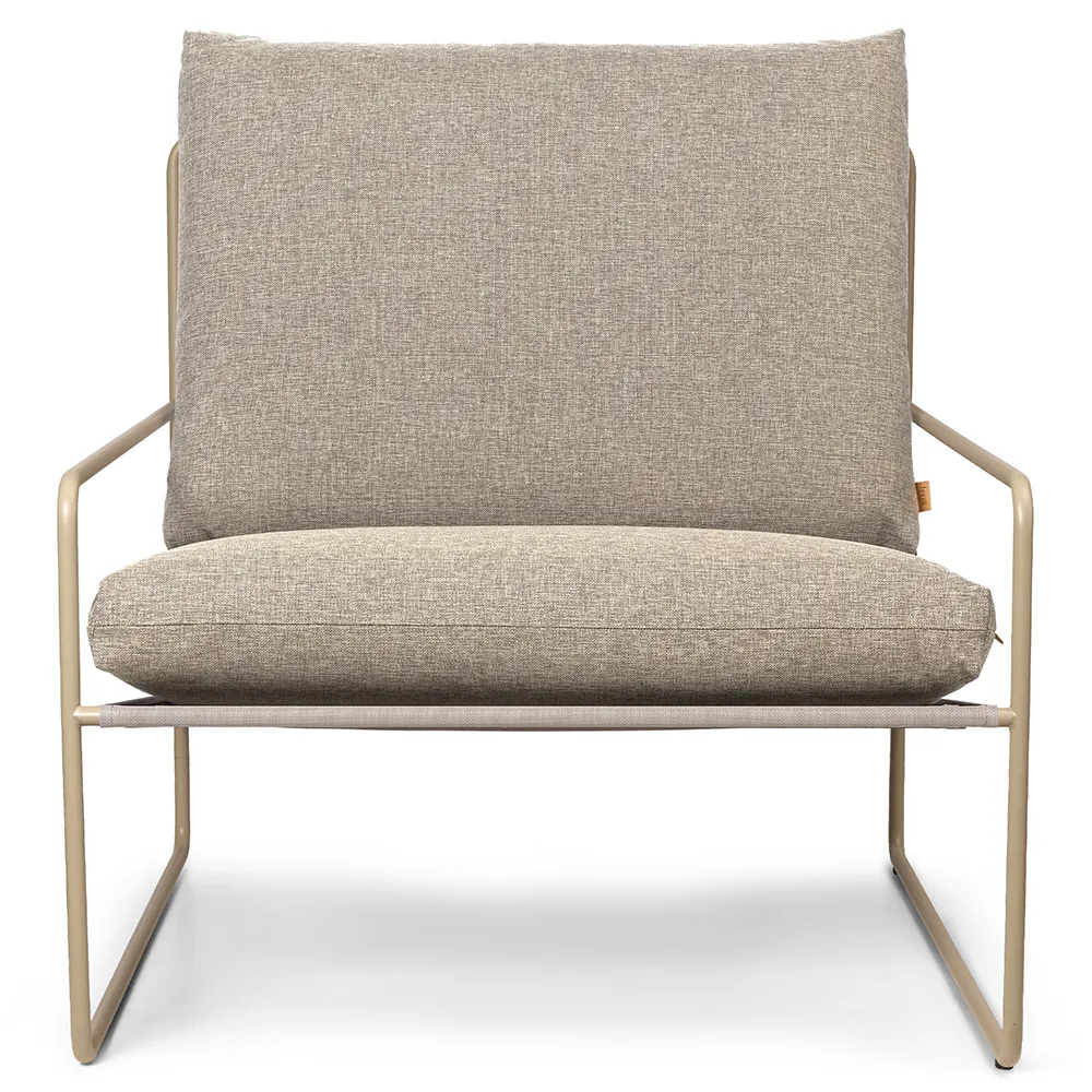 Produktfoto för Ferm Living - Desert 1-seater - Fåtölj - Dolce - Cashmere/Dark Sand - W79 x H78 x D85 x SH30 cm