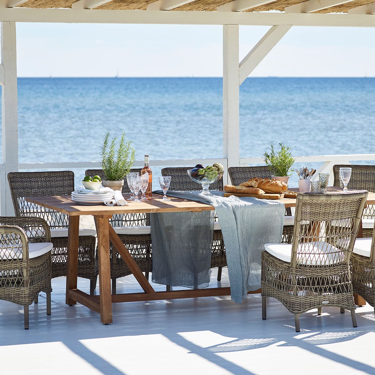 George Matbord 100 X 200 - 280 Cm Teak 