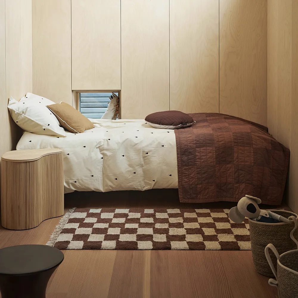 Tvättbar Matta Mara Rust