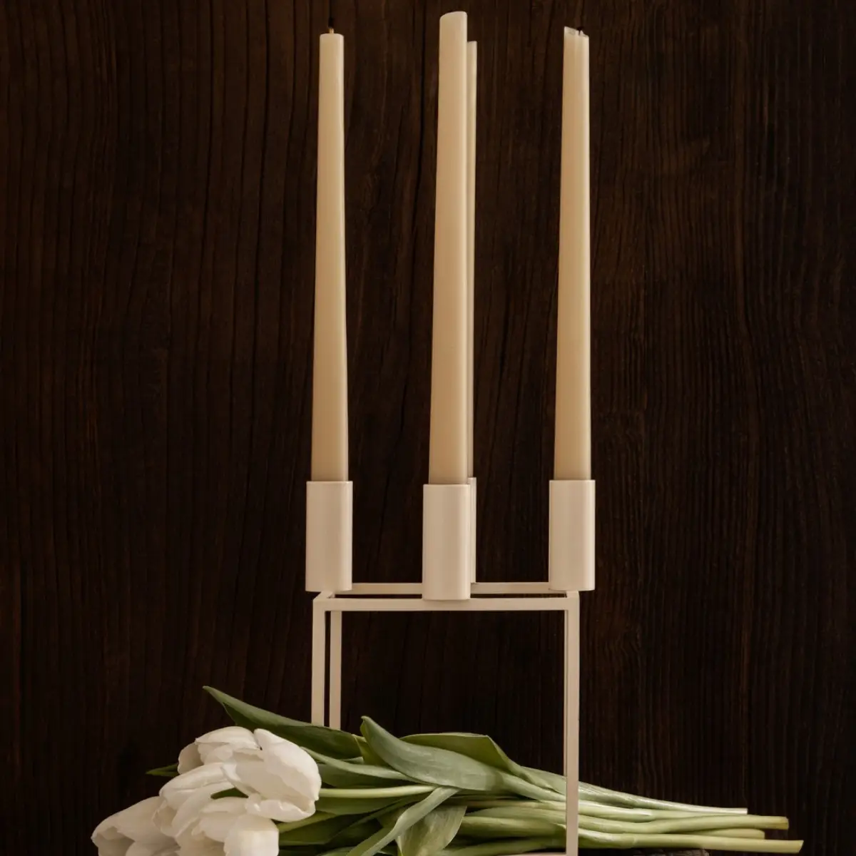 Kubus Ljussstake Kubus 4 - Ivory