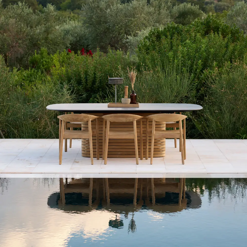 Majestic stol m/armstöd sittdyna Light brown, Rise