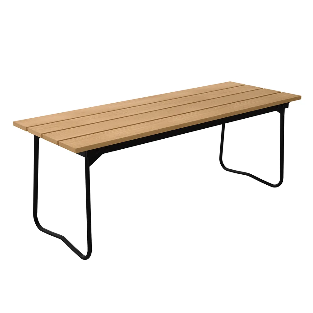 Bänk 8 Oljad ek / Svart