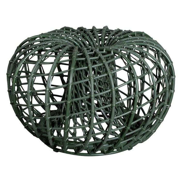 cane-line, nest fotpall liten grön